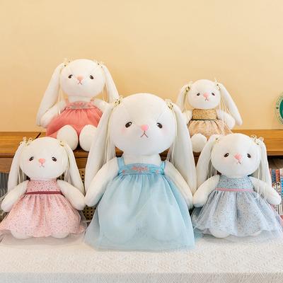 Splendid Gauze Skirt Rabbit Plush Toy Girl's Birthday Gift Ragdoll Event Souvenir Ornament