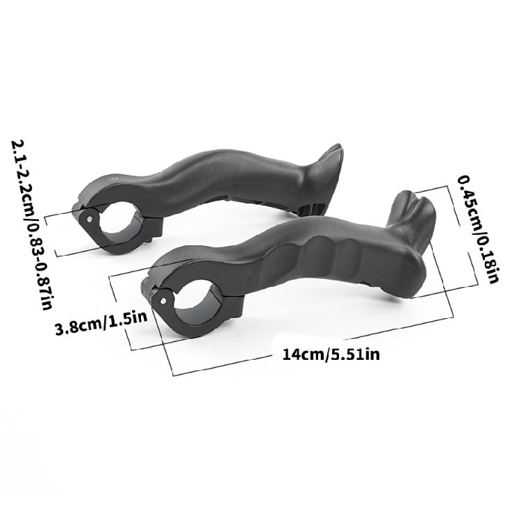 Mountain Bike Handlebars Extension With Ergonomic To Alleviate Arm Fatigue Light weight Durability Regulable
