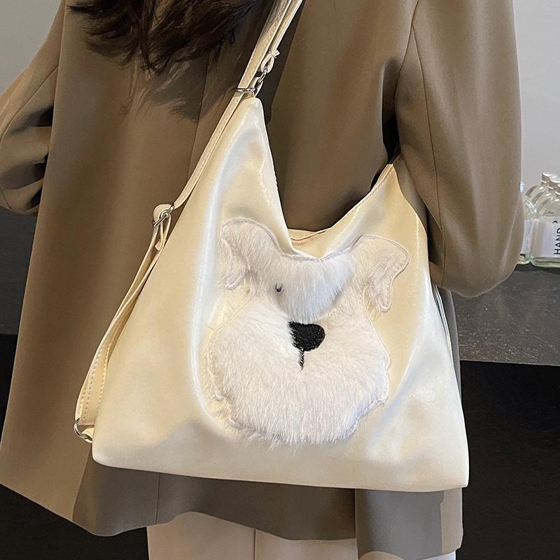 Niedliche Cartoon Tragetasche mit großem Fassungsvermögen für Damen Herbst und Winter Neu Koreanischer Stil Ins Mode Rucksack Lässige Damentasche