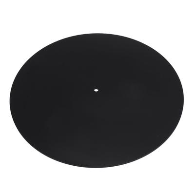 Turntable Mat Acrylic Anti Static Noise Reduction Turntable Slipmat for 12inch Record Player Black