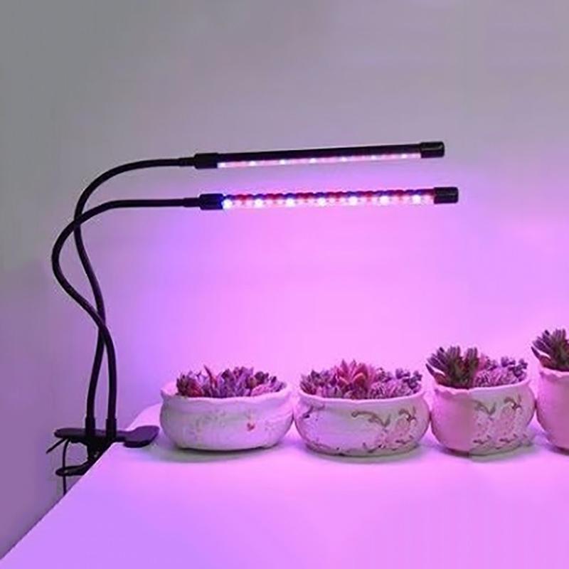 USB LED Plant Lamp Full Spectrum 3 Timer Setting 24W for Home Office Indoor Garden Desk Flowering Plants