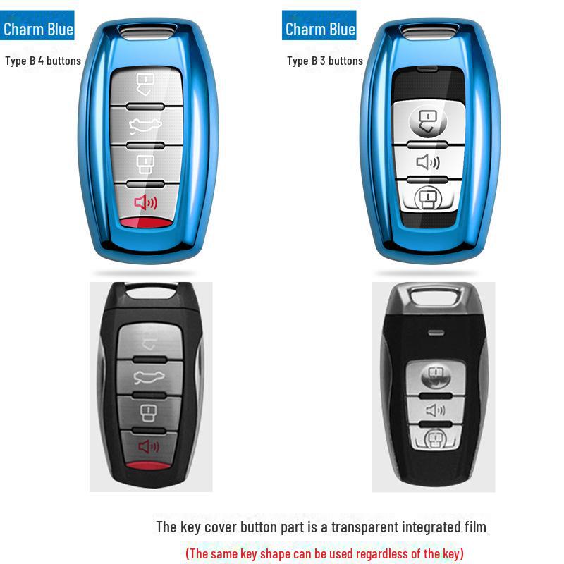 Great Wall Haval Key Cover for H6 Coupe, H2S, H4, H7, Big Dog, First Love, M6, F5, and F7 Models