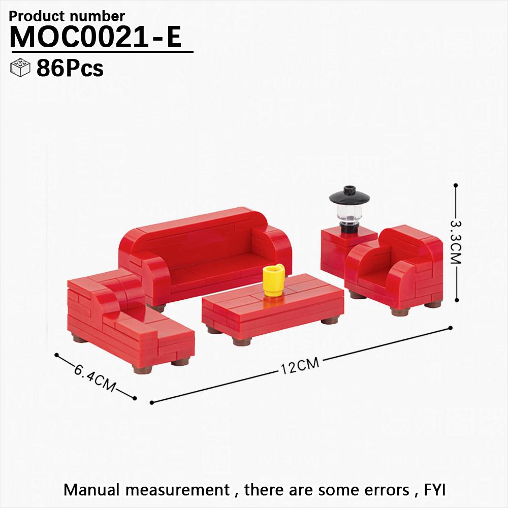 

Серия Город Строительные блоки Детская игрушка Мебель для гостиной и спальни Диван Журнальный столик Прикроватная тумбочка Модель ребенка Для детей Подарок MOC DIY