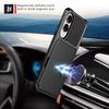 Custodia per Samsung Galaxy S25 Edge S24 S23 Ultra FE con Portacarte, Compatibile con Supporto Magnetico per Auto, Robusta Antiurto