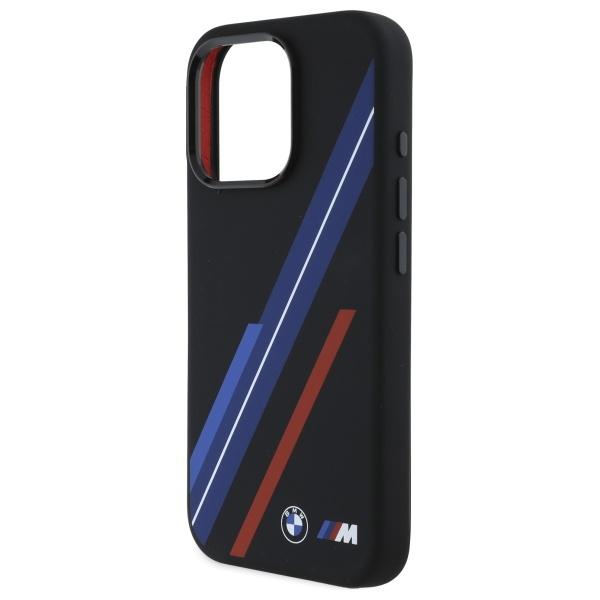 Bmw Bmhmp16X23Sspk Iphone 16 Pro Max     6.9 Czarny/Black Hardcase Silicone Random Lines Magsafe