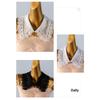 Elegant Detachable Lace Collar Spread Lapel Design Decorative Accessory for Dresses and Blouses