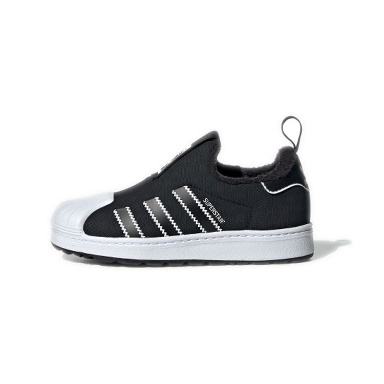 Adidas Originals Superstar 360 Wtr Low-Top Sneakers Kids Sneakers Bright-Black White EG3362