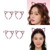 10PCS Fashionable Cats Ears Hairband Hair Styling Headwear For Adult Children Costume Accessory Role Play Headpiece