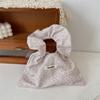 New Thin Cloth Bag Tote Bag Women's Broken Flower Canvas Bag Hand Carry Wrist Bag