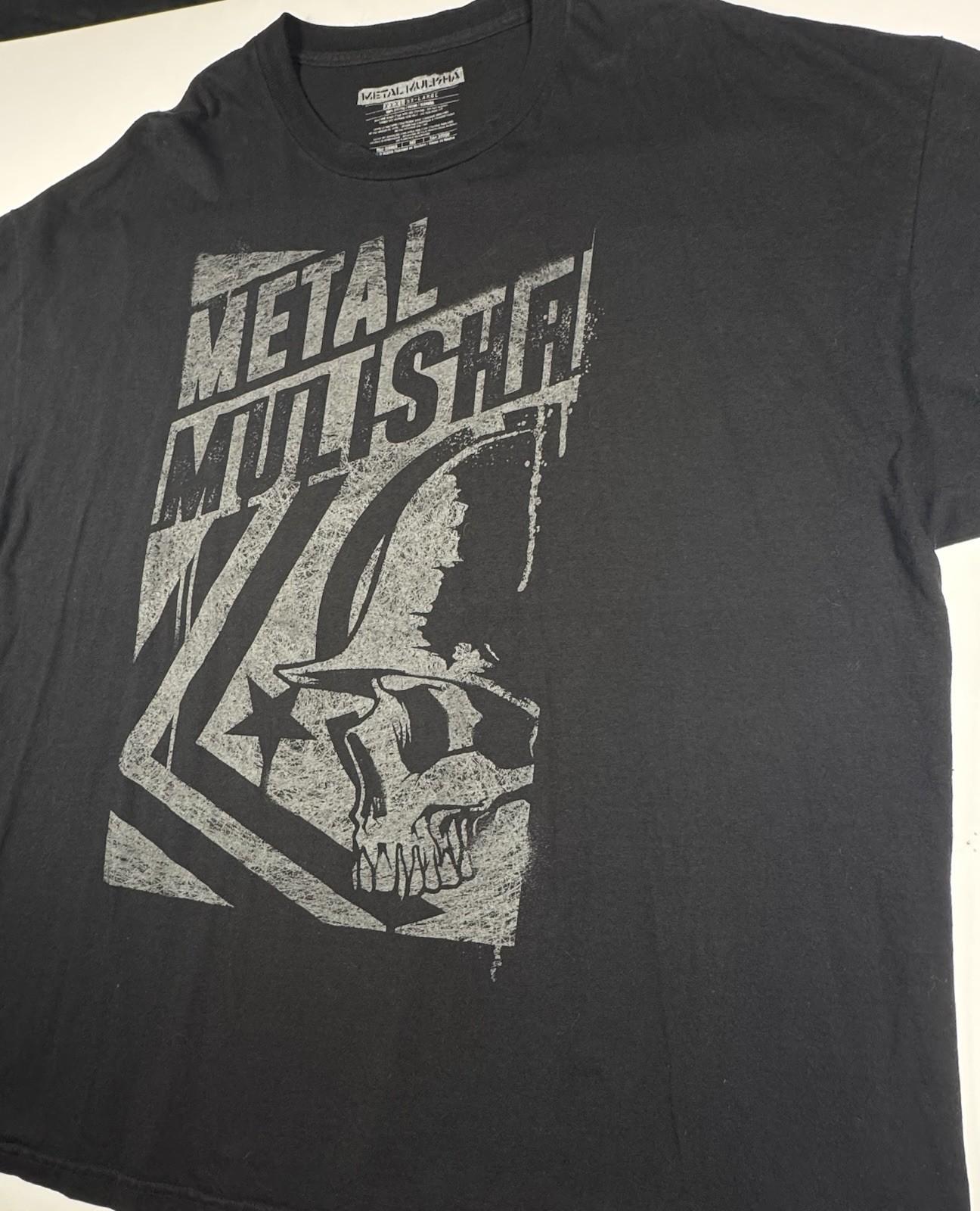 Metal Mulisha Mens 3XL Black Skull Y2K Motocross Unisex T-Shirt M
