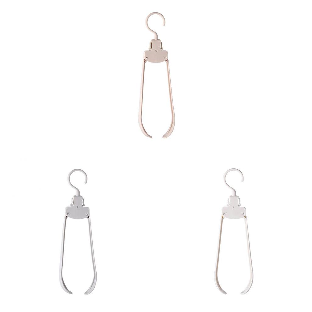 Folding Clothes Hanger With Multifunction Storage For Home And Travel Use