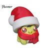 Stress Relief Frog Clicker 3D Printed Christmas Clicker, Santa Hat Finger for Gift Box Relief, Push Button Fidget Toy, Xmas Party Favors Toy