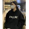 Padded Hooded Sweatshirt Women Autumn and Winter Loose Ladies Student Tops Fashion Retro Versatile Sweatshirt