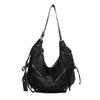 Retro Shoulder Bag, Women's Trendy Fashion and Simple Korean Tote Bag, Casual Large-capacity Shoulder Bag.