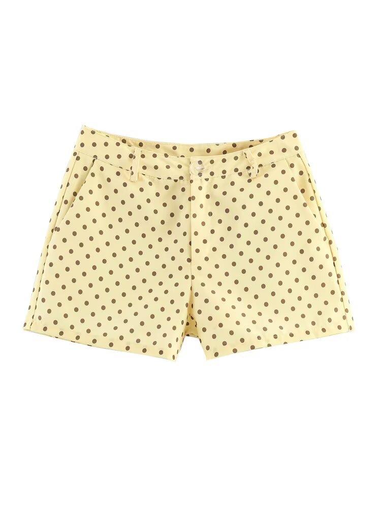 European and American style, wholesale women's clothing fashion versatile temperament casual design nine-color hair polka dot set