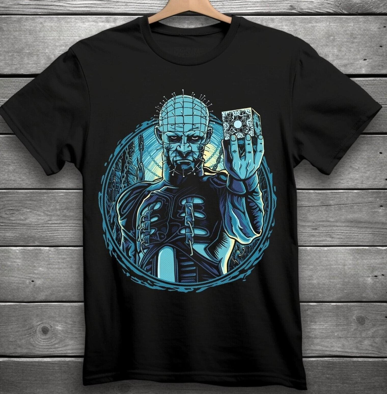 Pinhead Horror T-Shirt Black S-3XL Hellraiser L