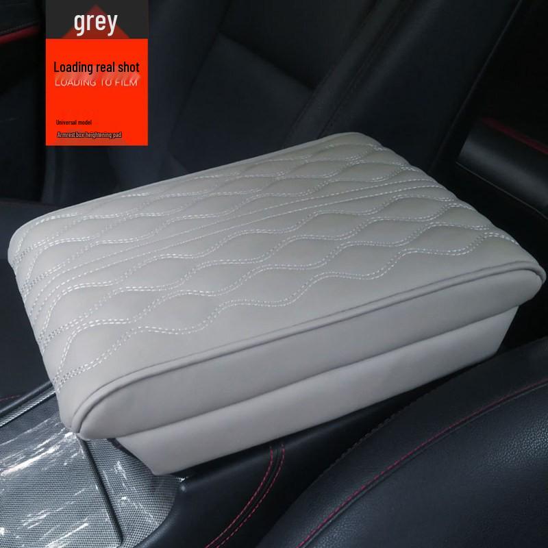 Universal Car Armrest Pad: Memory Foam Center Console Storage & Protective Cover