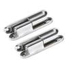 2Pcs Detachable Cabinet Door Hinge Zinc Alloy Industrial Electrical Box Hinge Cupboard 180 Degrees Hinge Easy Install