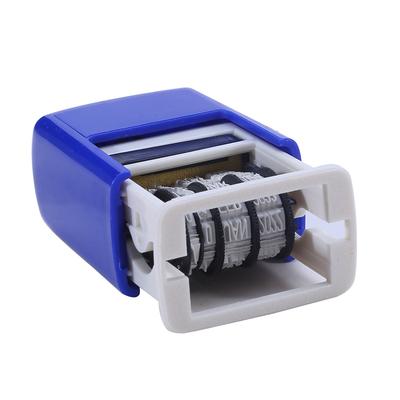 4mm Data Automatyczny Powrót Tuszu Datownik Stempel Plastikowy Litera Angielska Numer Tłoczenie DIY Scrapbooking Roller Stacjonarny Stempel