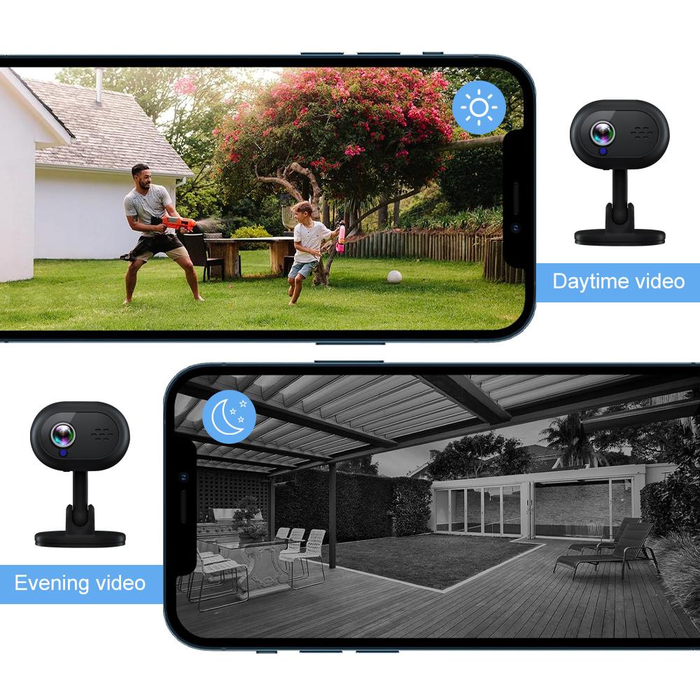 Camera for Home Network Monitoring, High-definition Baby Monitoring, Voice Monitoring, WiFi Camera Supporting Voice Recognition