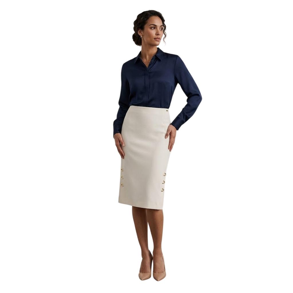 Boss Womens/Ladies Vevoka Studded Midi Skirt