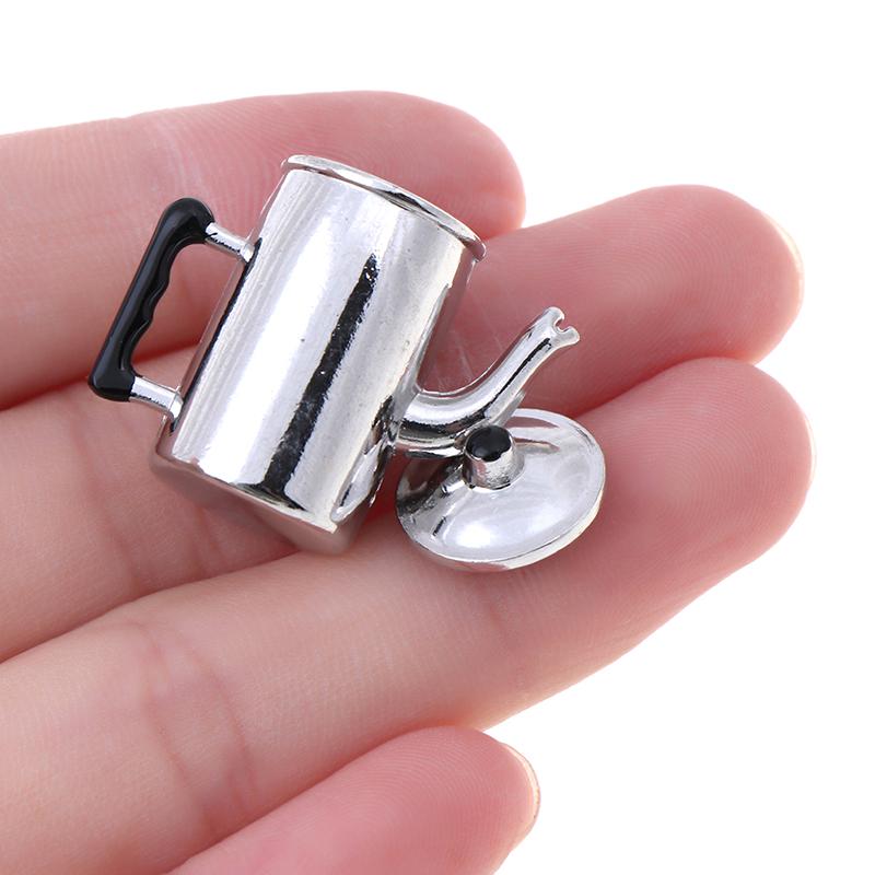 Miniatur Lebensmittel Spielszene Modell Kreatives Puppenhaus Zubehör Mini Alter Wasserkocher