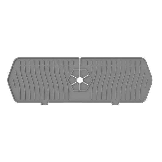 Faucet Drain Pad Silicone Splash Guard for Kitchen Sink Sponge Holder Dish Drying Mat Bathroom Shelf Organizer Countertop Protector