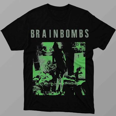 Brainbombs Band Collection Short Sleeve White All Size T-Shirt AG2581 Unisex T-Shirt