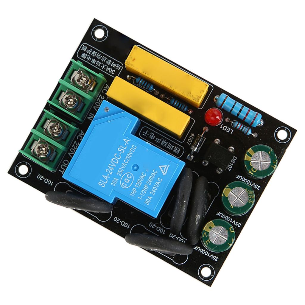 30A 6600W Soft Start Protection Module for Class A Amplifier Module AC 100V‑250V Start Protection