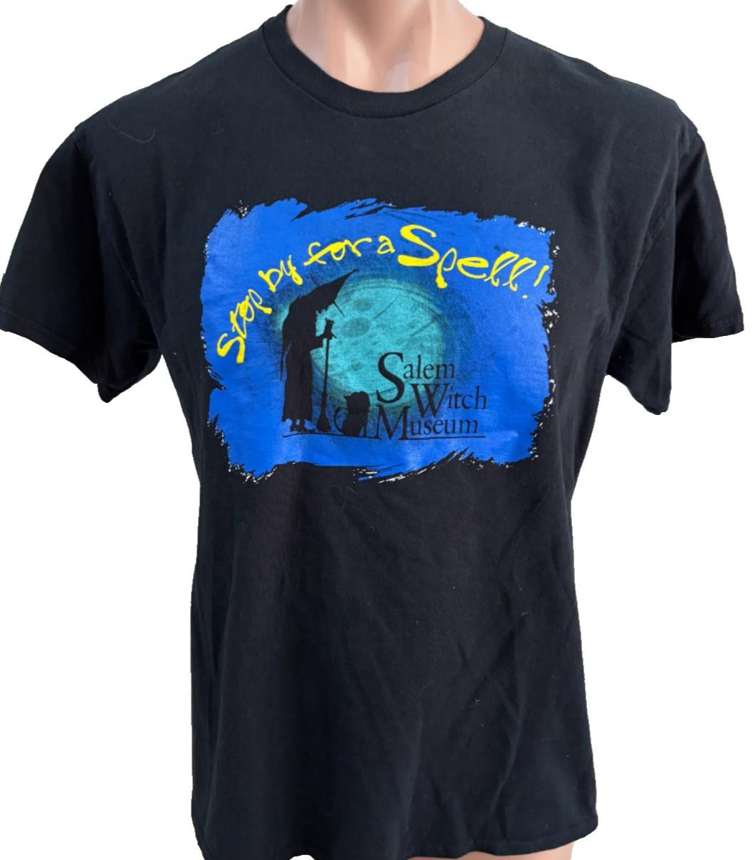 Salem Witch Museum Black T Short Sleeve Mens L Large Unisex T-Shirt L