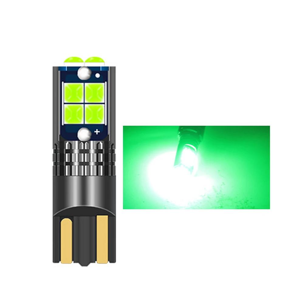 T10 1Pc Car LED Interior Side Light Marker Parking Bulb Canbus No Error 6/10SMD Auto Driving License Plate Bulbs Super Bright
