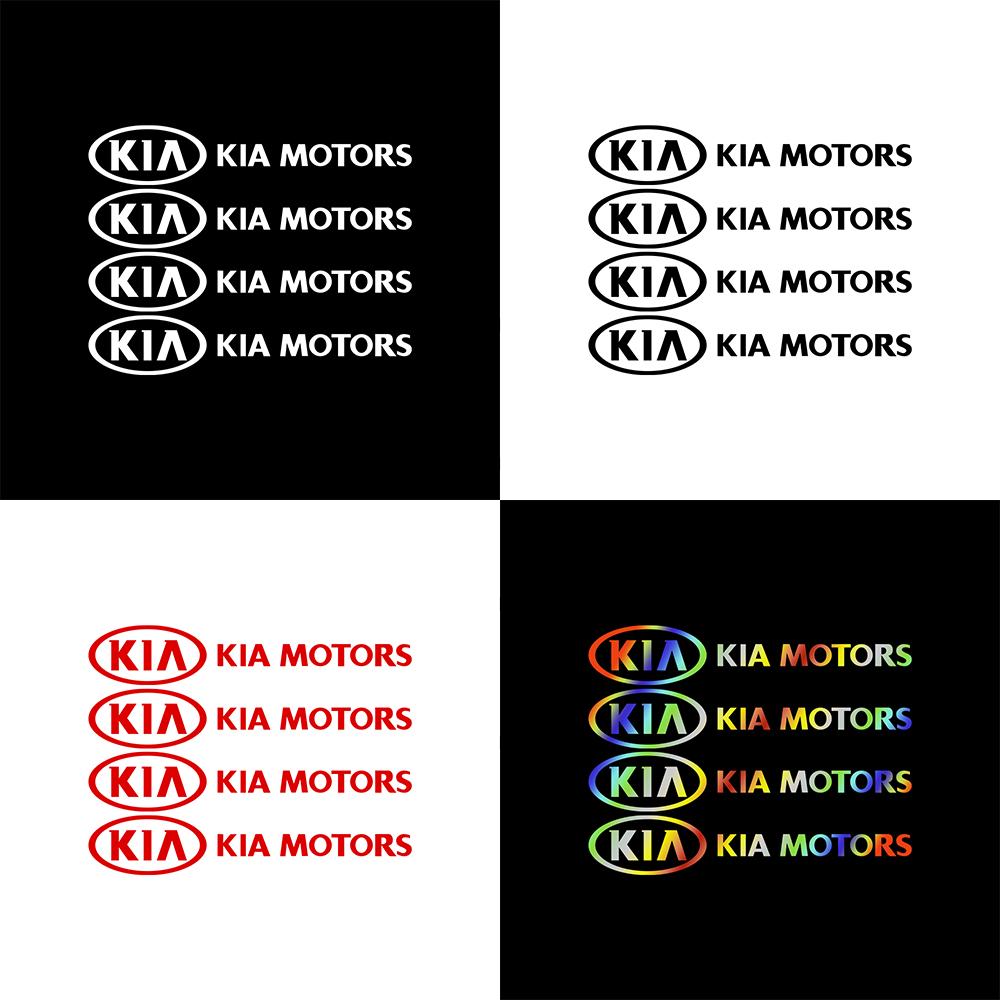 AABIW1 4PC Car Door Handle Decorative Sticker Vinyl Decal For Kia Sportage Rio Sorento Soul Ceed Forte Cadenza Cerato K1 K2 K3 K5 K6 K9