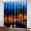 High Shading Curtains Angel Architecture Monuments Sadness Gothic Mysticism Theme Greek Artwork Thick Material Drape Light Blocking Made Of Polyester