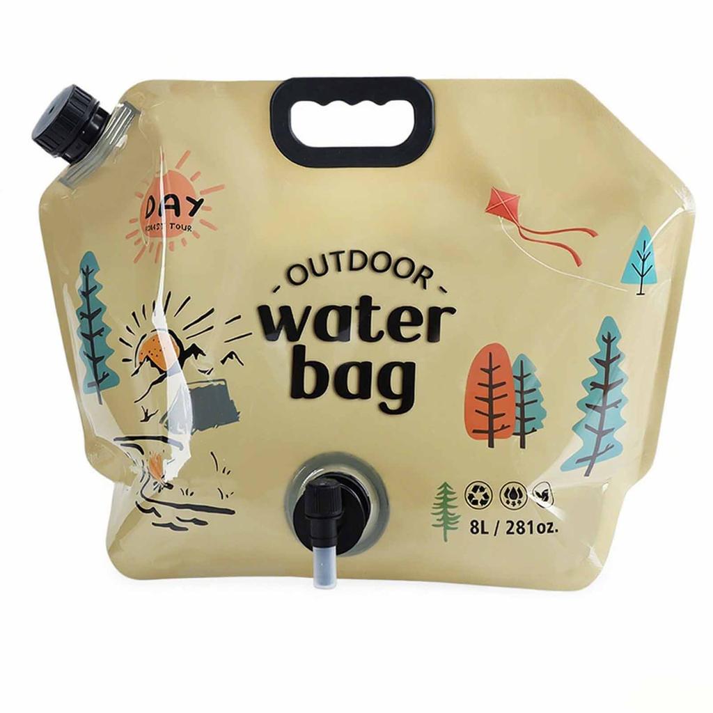 Portable Water Storage Bag–Foldable Thick Water Container for Camping, Hiking, Outdoor Travel, Emergency Drinking Water, Lightweight  Water Bag