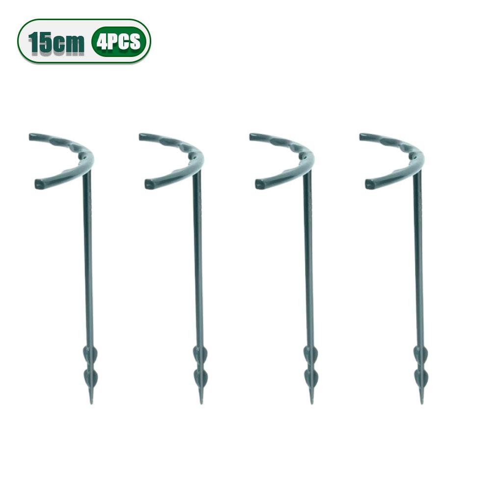 

4-32 шт. Пластиковая опора для растений, колышек, каркас, тепличная композиция, полукруглый фиксированный стержень, опора для комнатных цветов, вьющихся растений