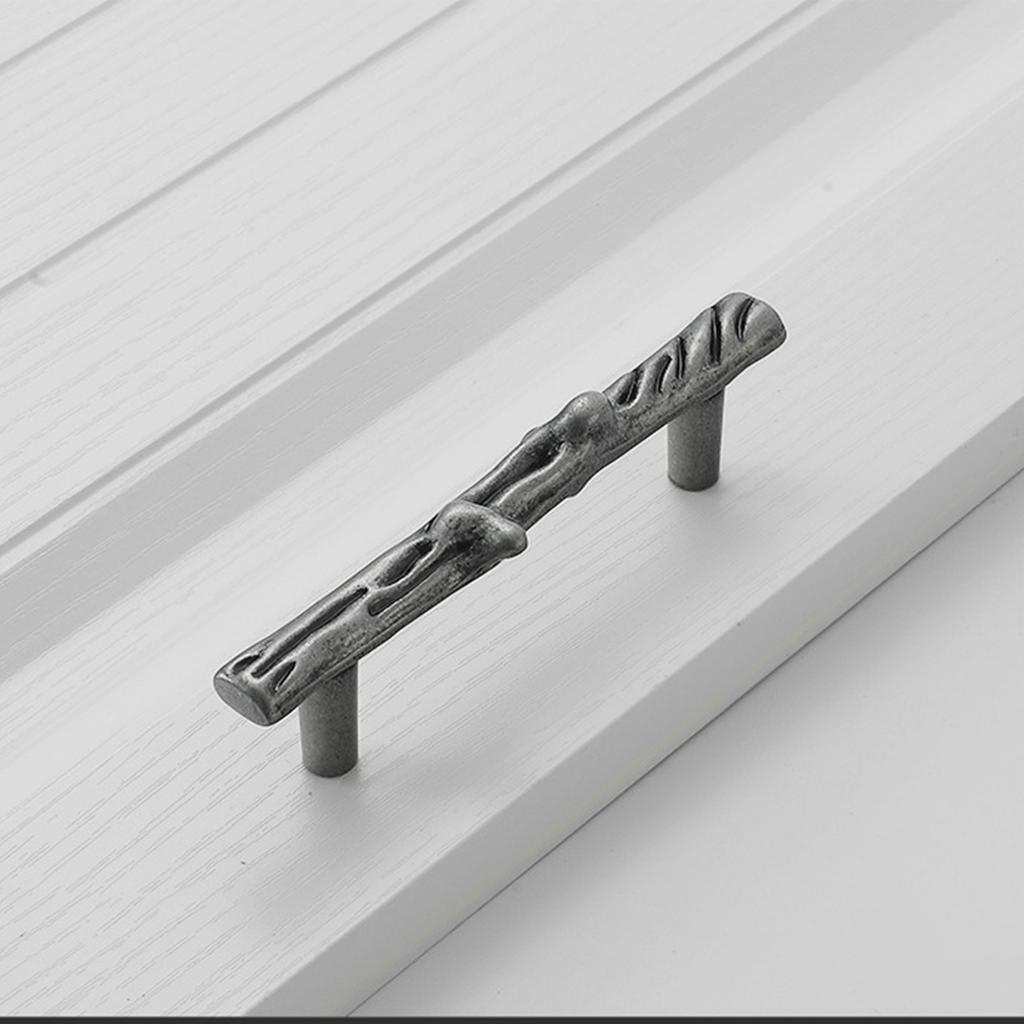 Tree trunk classical Chinese black branch handle personality modern simple creative cabinet wardrobe door handle retro