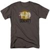 Firefly Serenity Logo T Shirt Licensed Sci-Fi Alien TV Show Tee New Charcoal