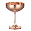 Metal Cup, Martini Cocktail Glasses,Copper Plated Stainless Steel With Etching Pattern