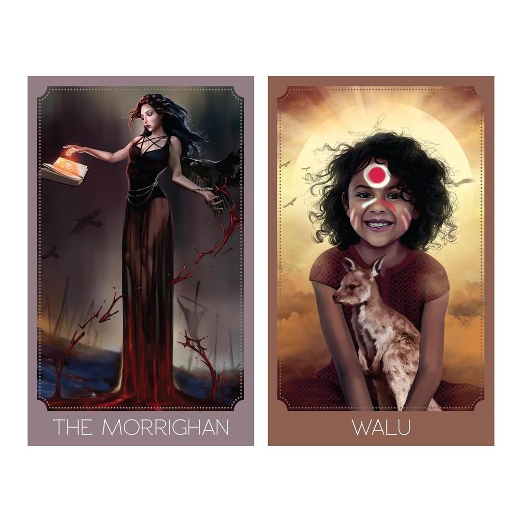 Kancharo 44-Card Oracle Card Set, Tarot Reading [Goddess Within Oracle], Includes Japanese Oracle Card Basic Instructions & Pouch (Authentic)