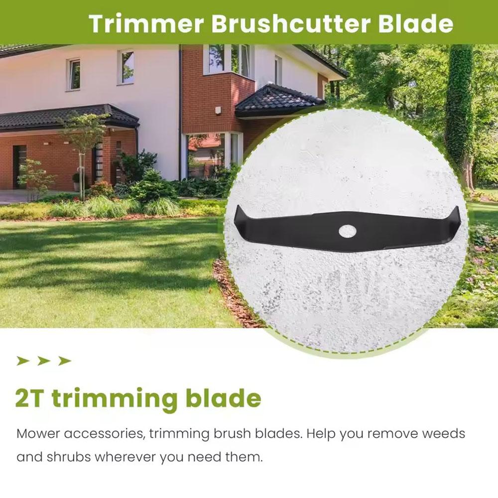 9-inch 2-tooth 2T Lawn Mower Blade, Bite Blade, Lawn Mower, Garden Lawn Cutting Blade, Garden Tool Accessories