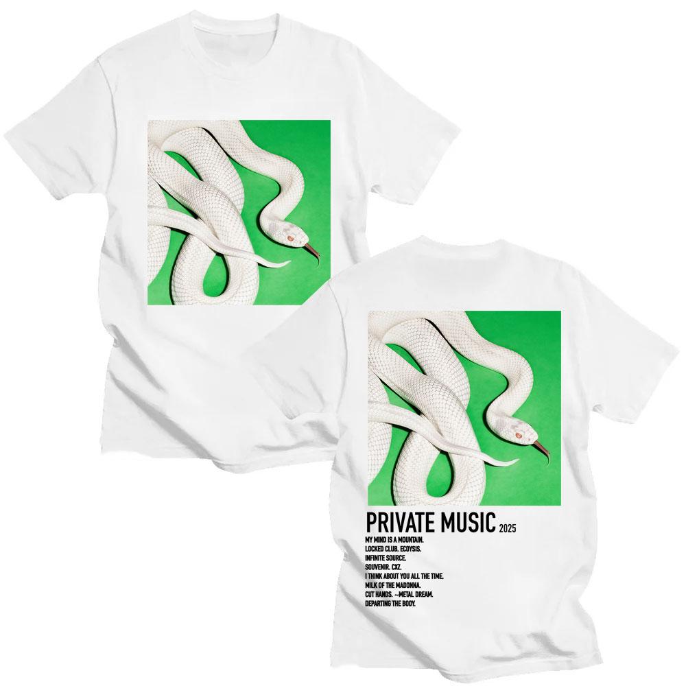 Rock Band Deftones Private Music Album Snake 2025 T-shirt Fashion Hip Hop Vintage Male T Shirts Men Women Cotton Loose Tee Shirt