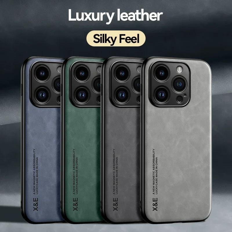 Case For iPhone 17 16 16e 15 14 13 12 11 Pro Max Plus 12 13 Mini 8 7 Luxury Protective Cover Car Holder Phone Coque Fundas