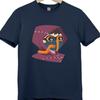 Hooded Cyberpunk T Shirt Neon Mask Futuristic Hacker Techwear Tee
