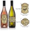 Pack of 12 Halloween Wine Bottle Stickers Vintage Apothecary Design Waterproof Paper for Party Decor