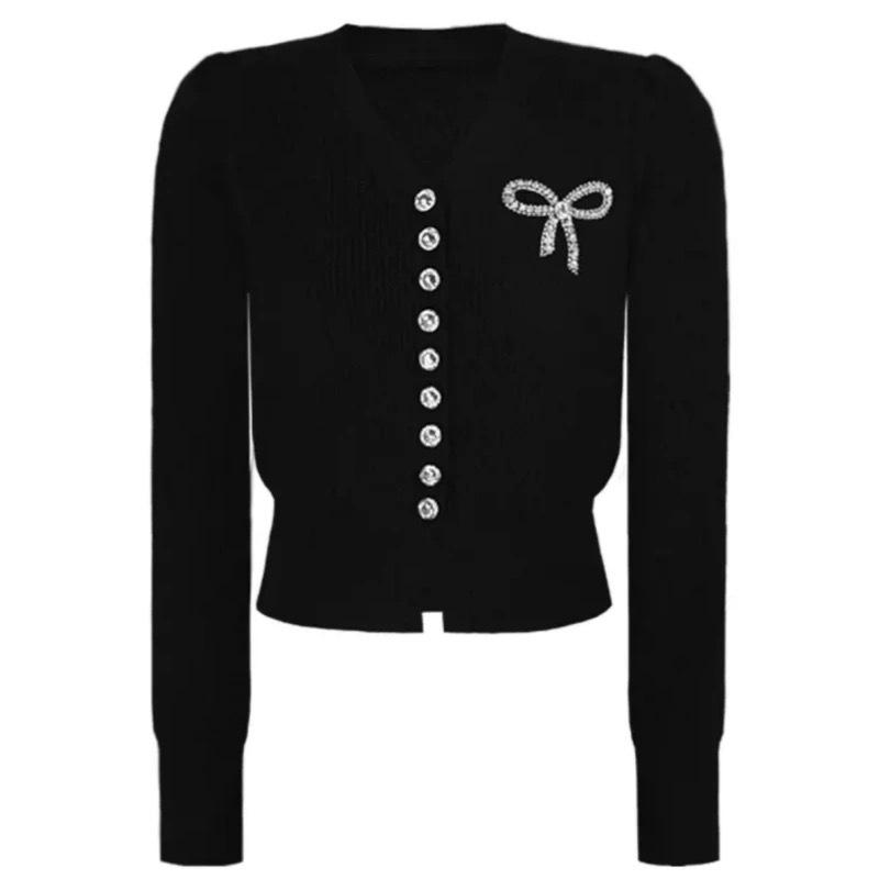 2025 Douyin Influencer Style Round Neck Slimming Knit Sweater Plus Size Women's Fashion Top