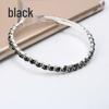 Trendy Multi-Color Diamond Single Row Elastic Bracelet for Women
