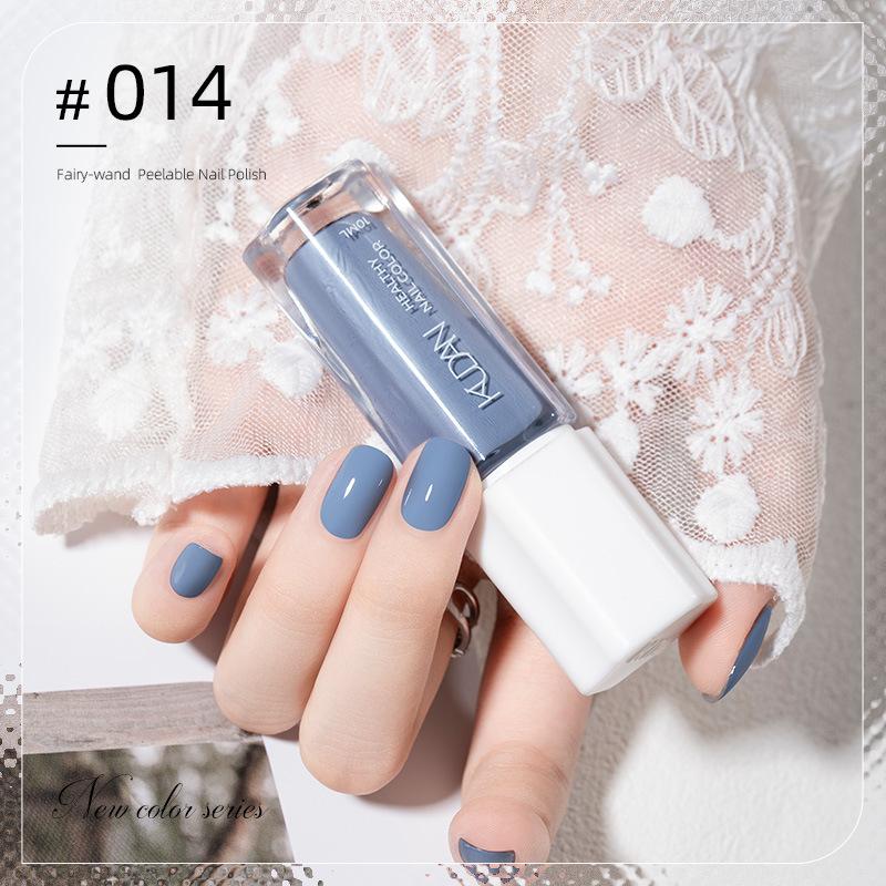 10ML Peel Off Water-Based Nail Polish – Quick Dry, No UV Lamp Needed, Breathable & Removable, Glossy Finish