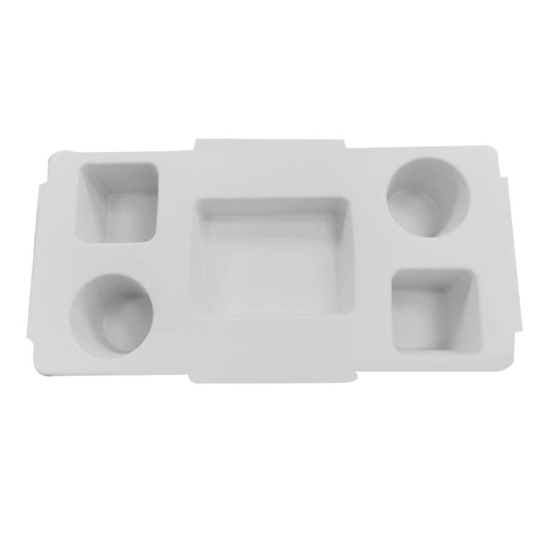 

Portable Outdoor Beach Bag Drink Holder Organizers NonSlip Cup Holder Snacks Serving Tray Snacks Box with 5 Compartments белый