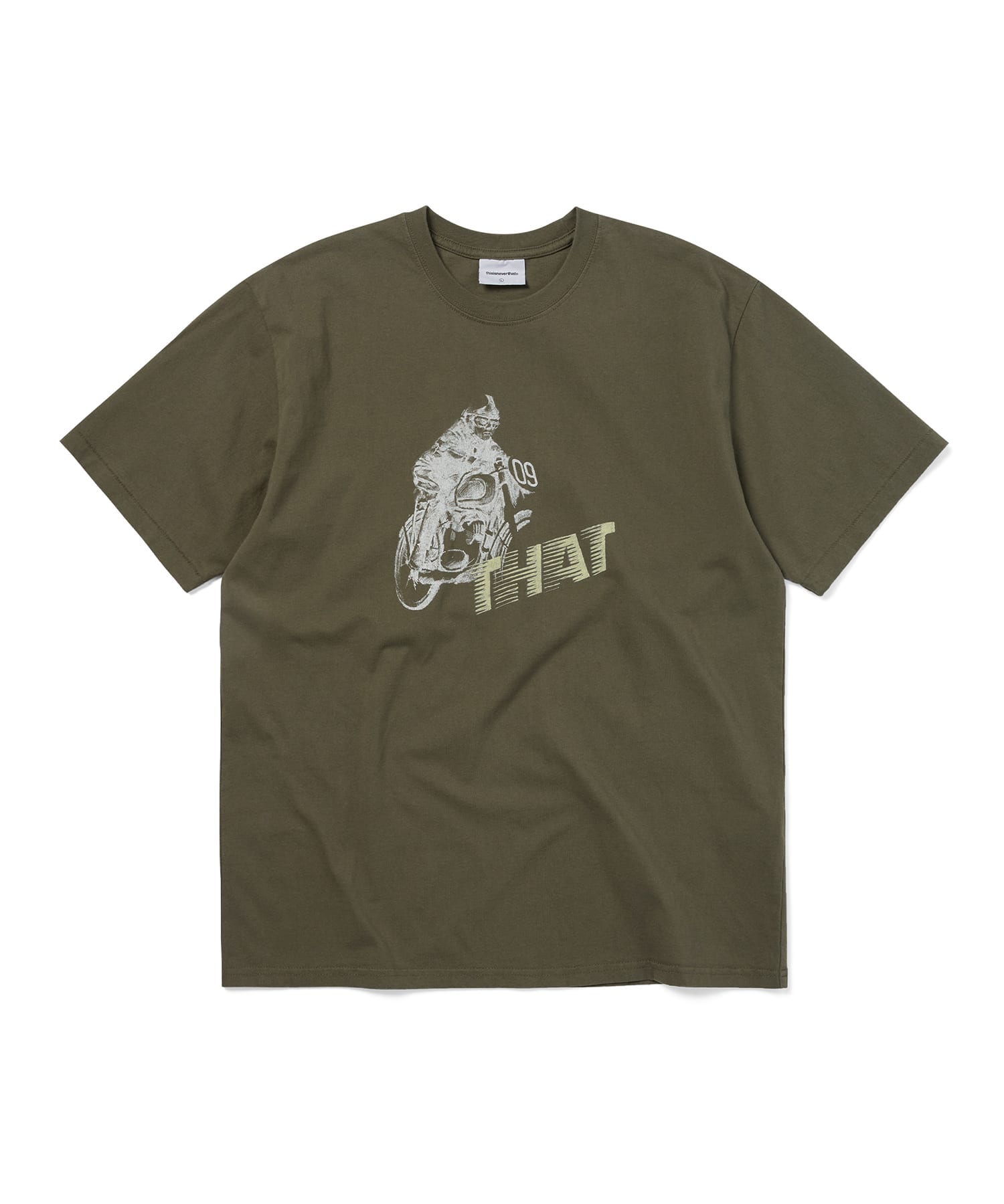 This Is Never That Motorcycle Tee Olive S