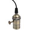 E27CelsiusE26 Vintage Pendant Lamp Socket Decorative Retro Hanging Light Holder with Plug